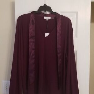 Calvin Klein Tie Front Top NWT